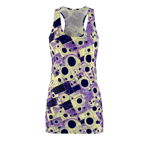 Solar Blueprint on a Racerback Dress