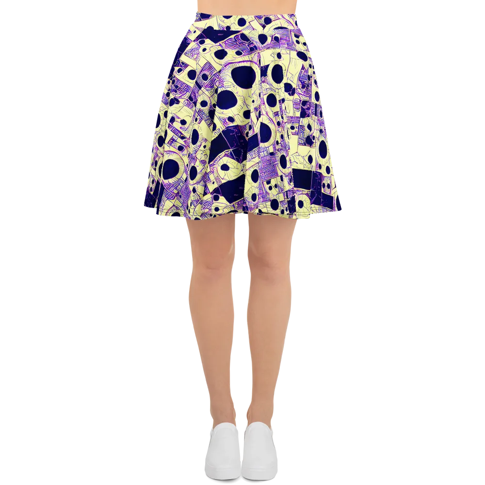 Solar Blueprint on Skater Skirt — Front