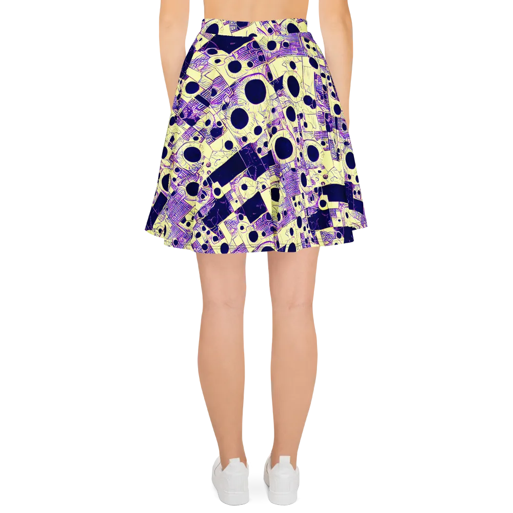 Solar Blueprint on Skater Skirt — Back