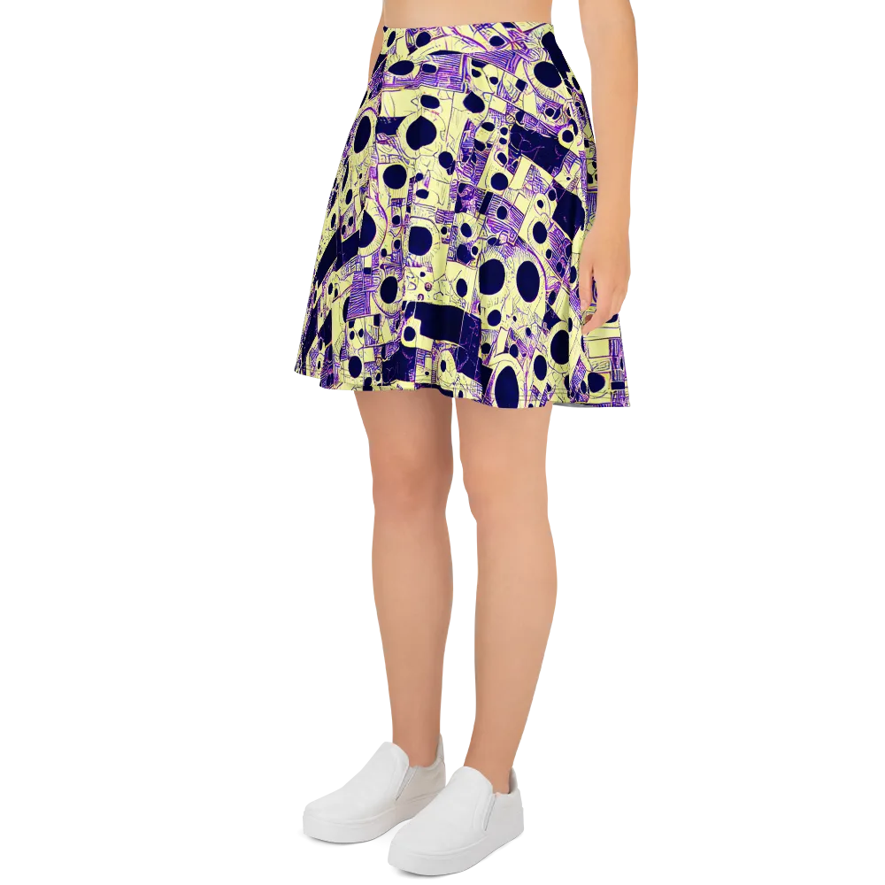 Solar Blueprint on Skater Skirt — Left