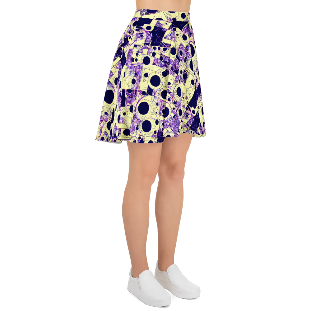 Solar Blueprint on Skater Skirt — Right