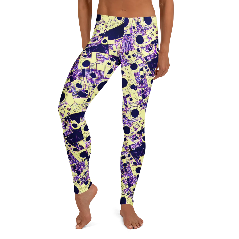 Solar Blueprint on Leggings — Front