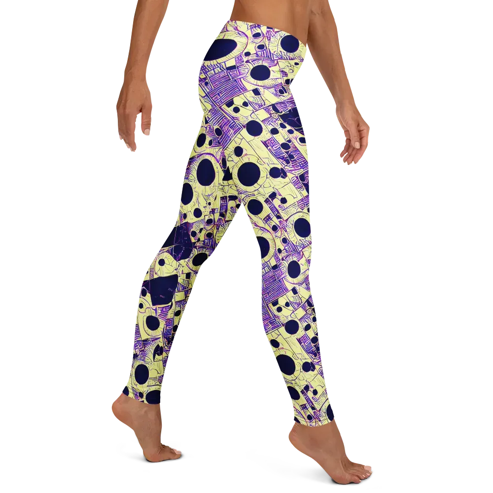 Solar Blueprint on Leggings — Right