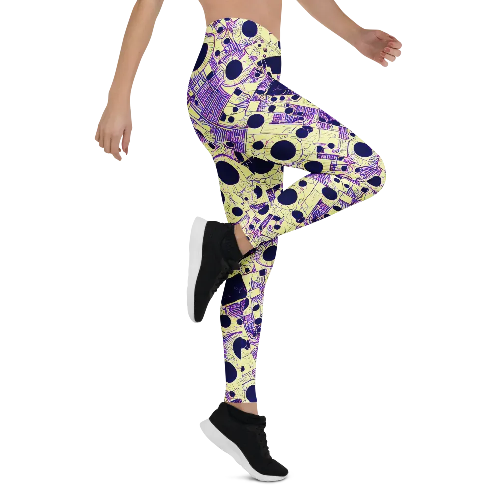Solar Blueprint on Leggings — Right