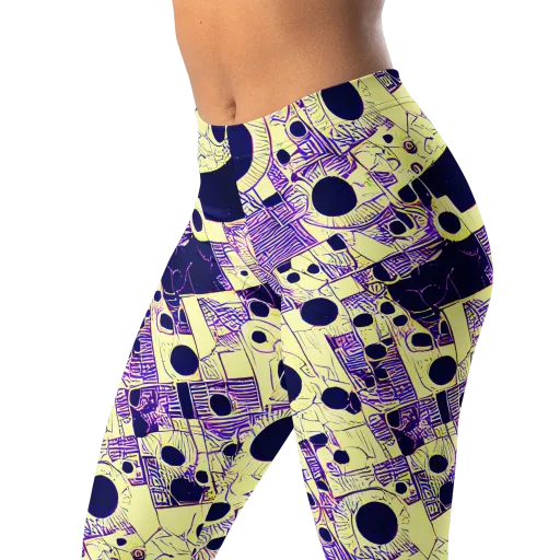 Solar Blueprint on a Leggings