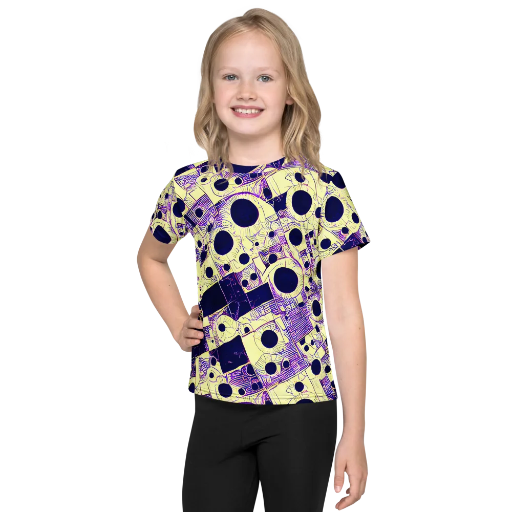 Solar Blueprint on Kids Crew Neck T-Shirt — Front
