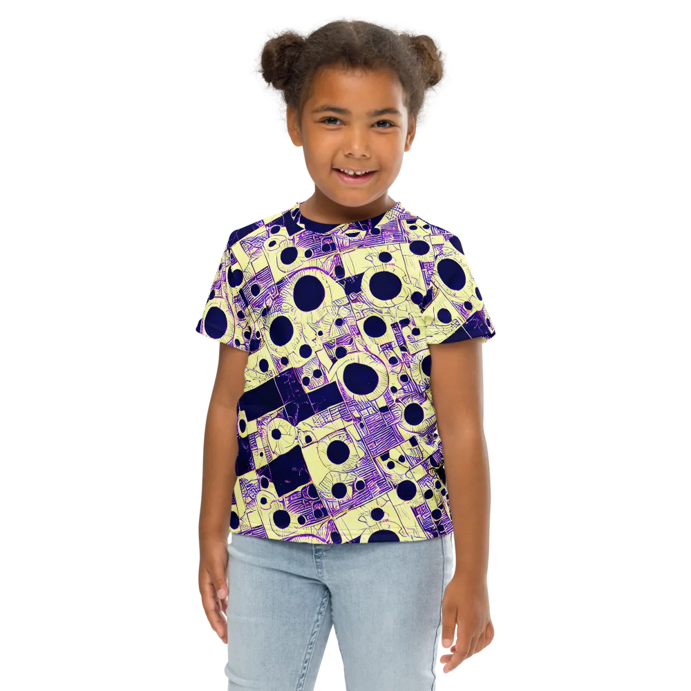 Solar Blueprint on Kids Crew Neck T-Shirt — Front
