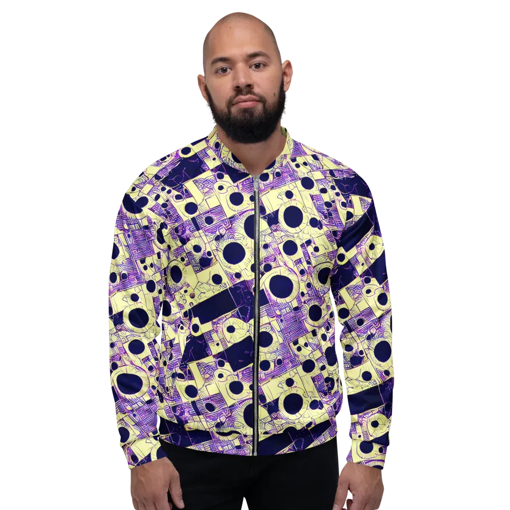 Solar Blueprint on Bomber Jacket — Front