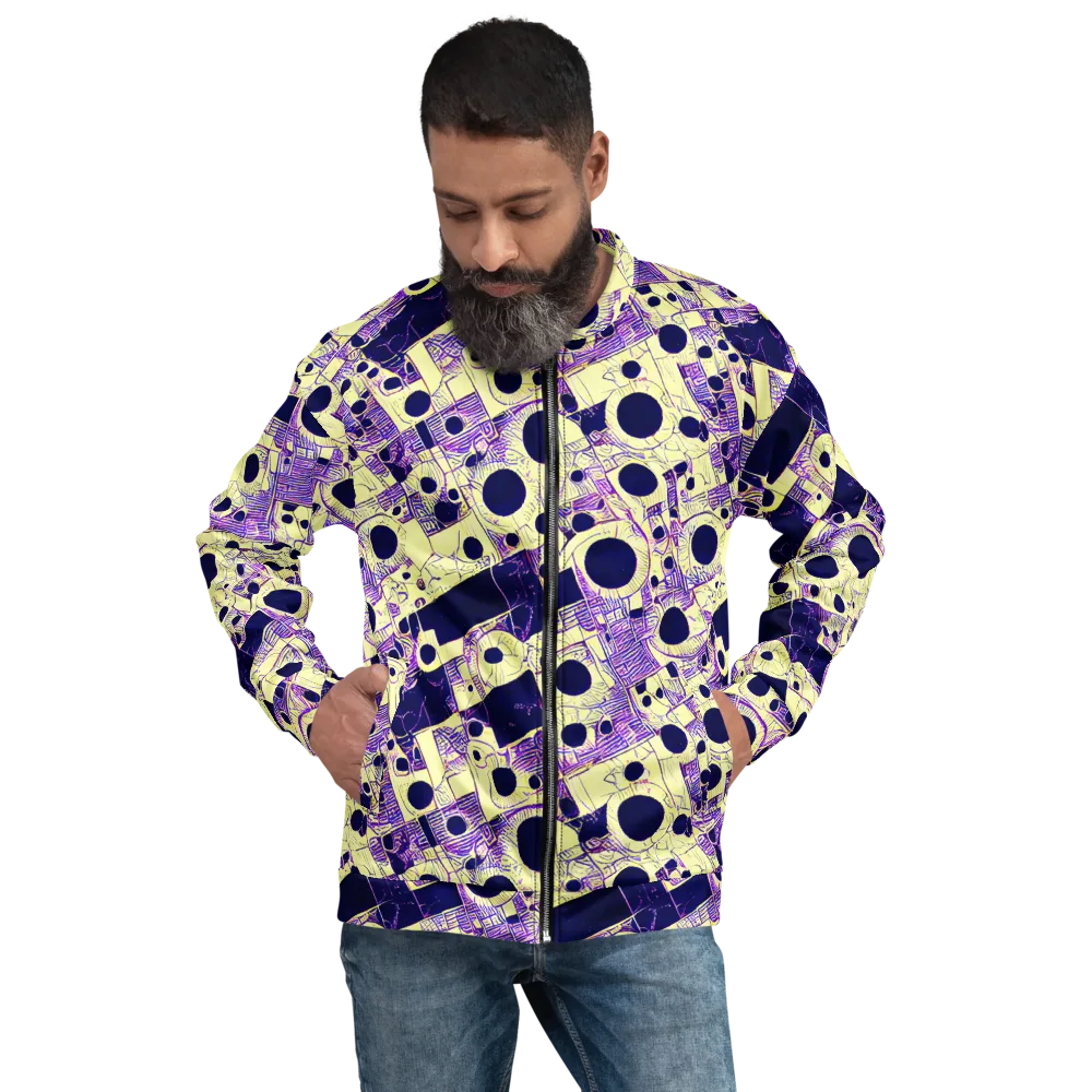 Solar Blueprint on Bomber Jacket — Front