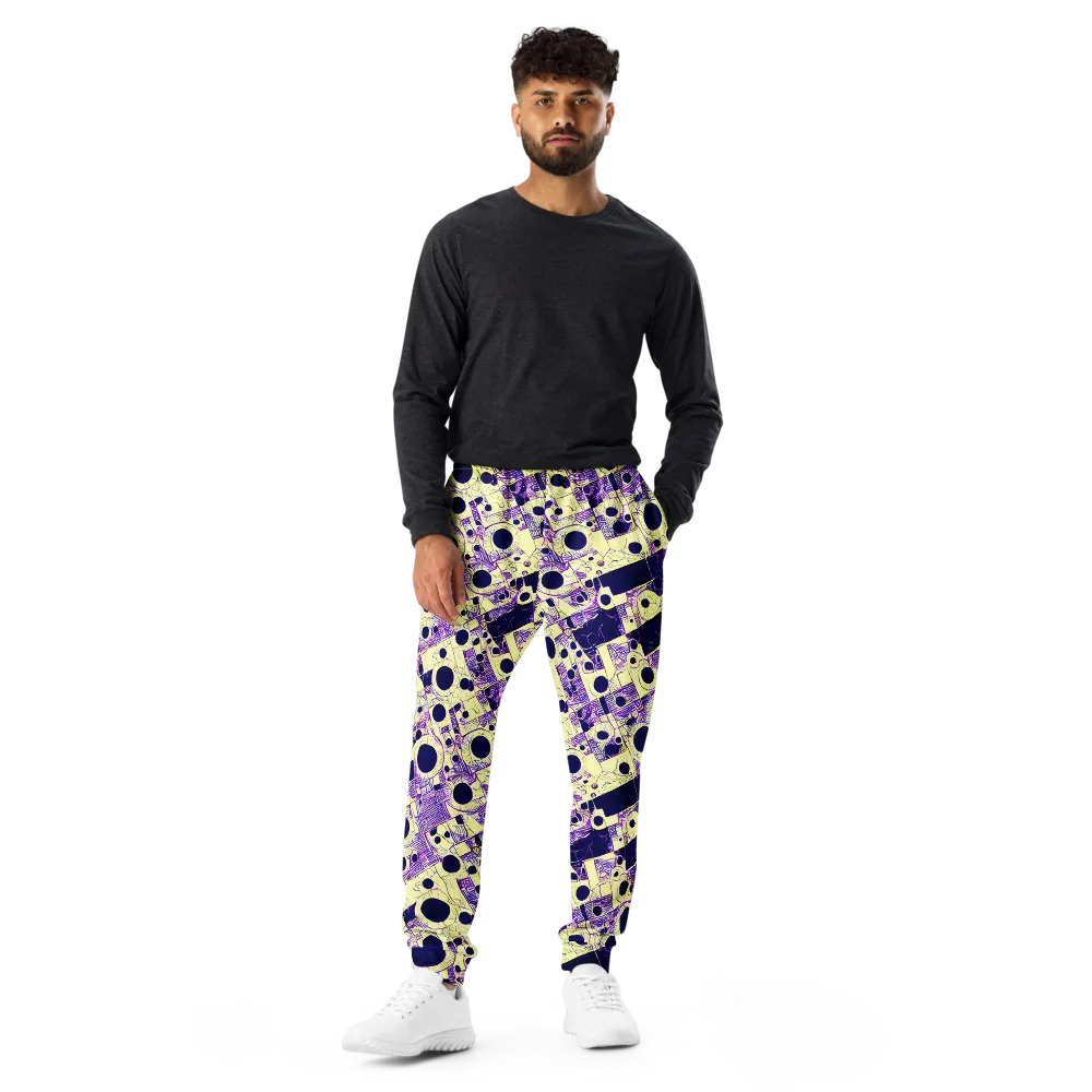 Solar Blueprint on Men's Joggers — Front