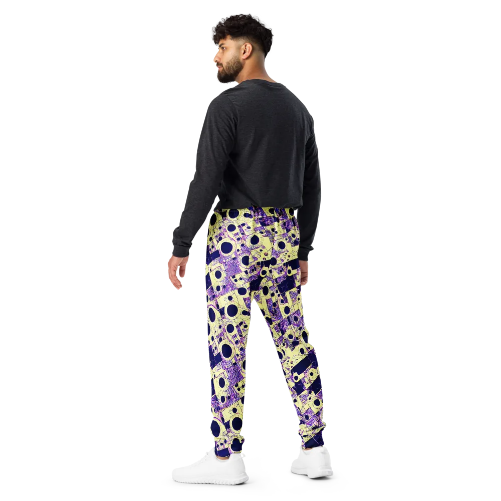Solar Blueprint on Men's Joggers — Back