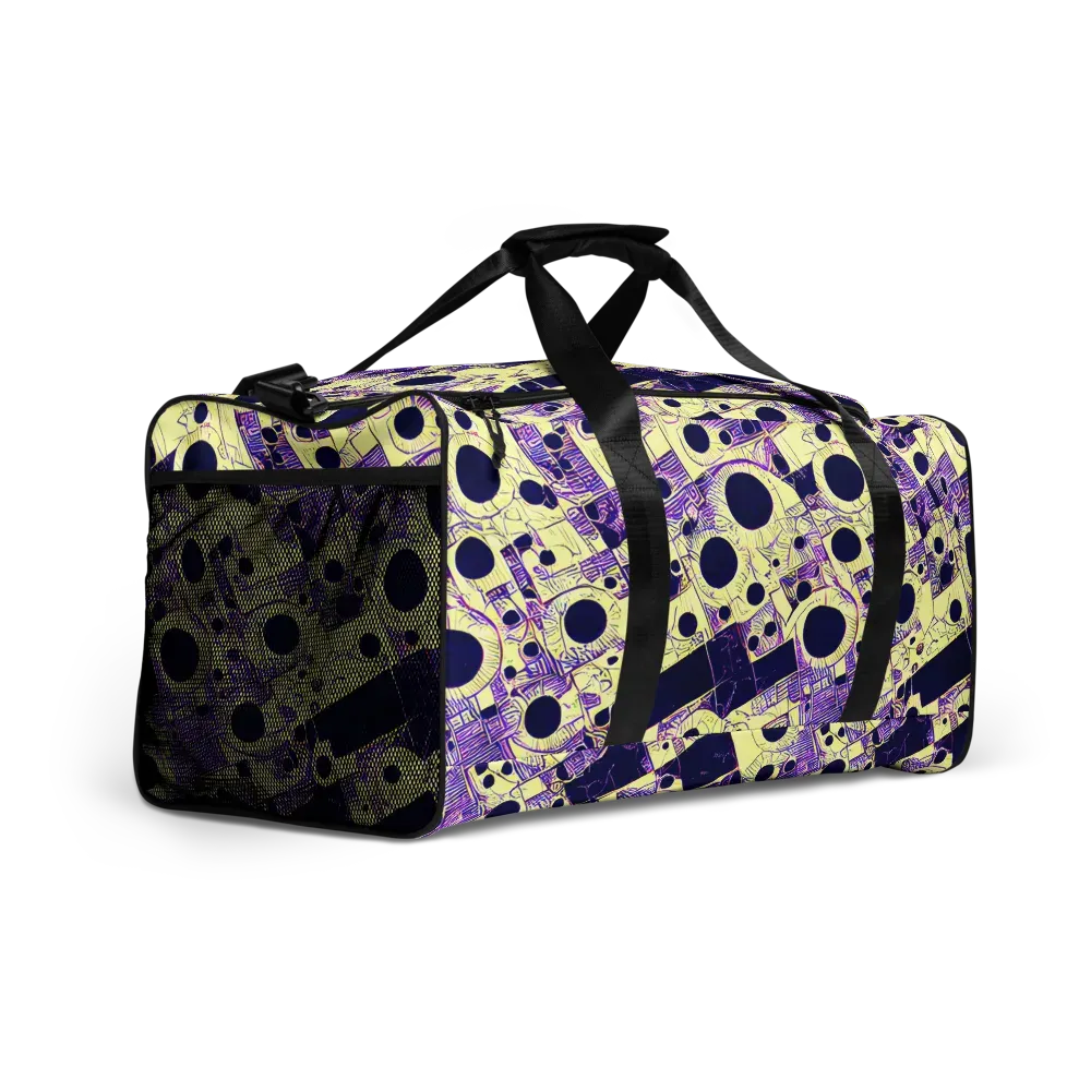 Solar Blueprint on Duffle Bag — Right Front