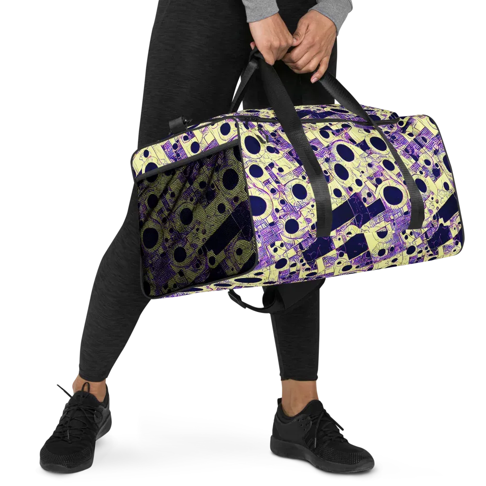 Solar Blueprint on Duffle Bag — Right Front