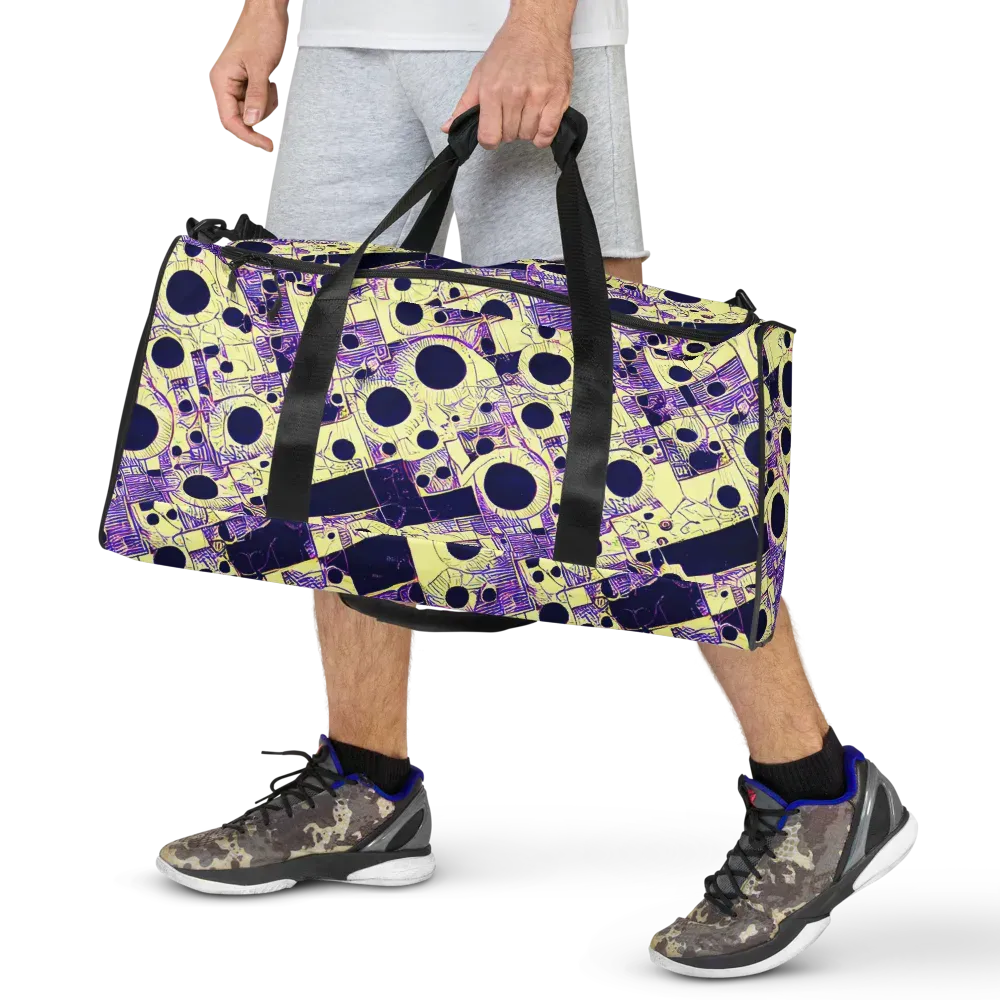 Solar Blueprint on Duffle Bag — Front