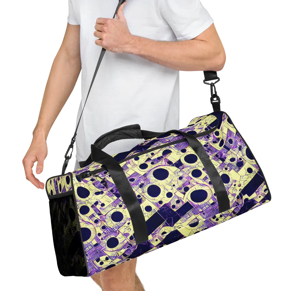 Solar Blueprint on Duffle Bag — Right Front