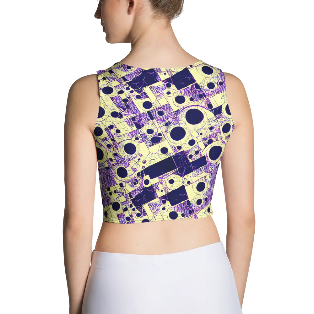 Solar Blueprint on Crop Top — Back