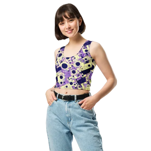 Solar Blueprint on a Crop Top