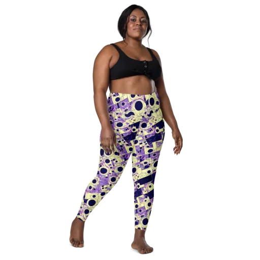 Solar Blueprint on a Leggings with Pockets