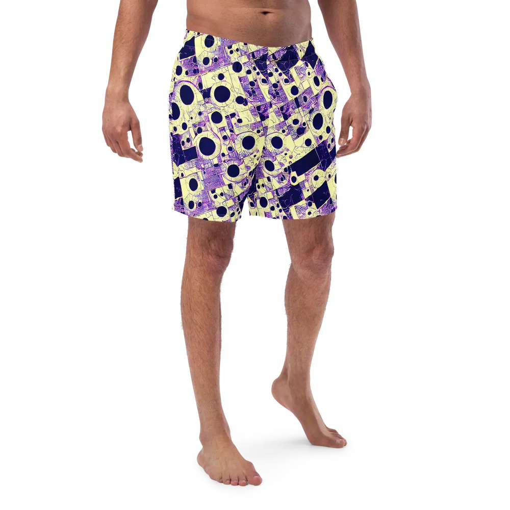 Solar Blueprint on Swim Trunks — Front