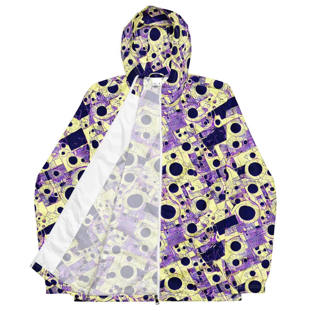Solar Blueprint on Men's Windbreaker — Front