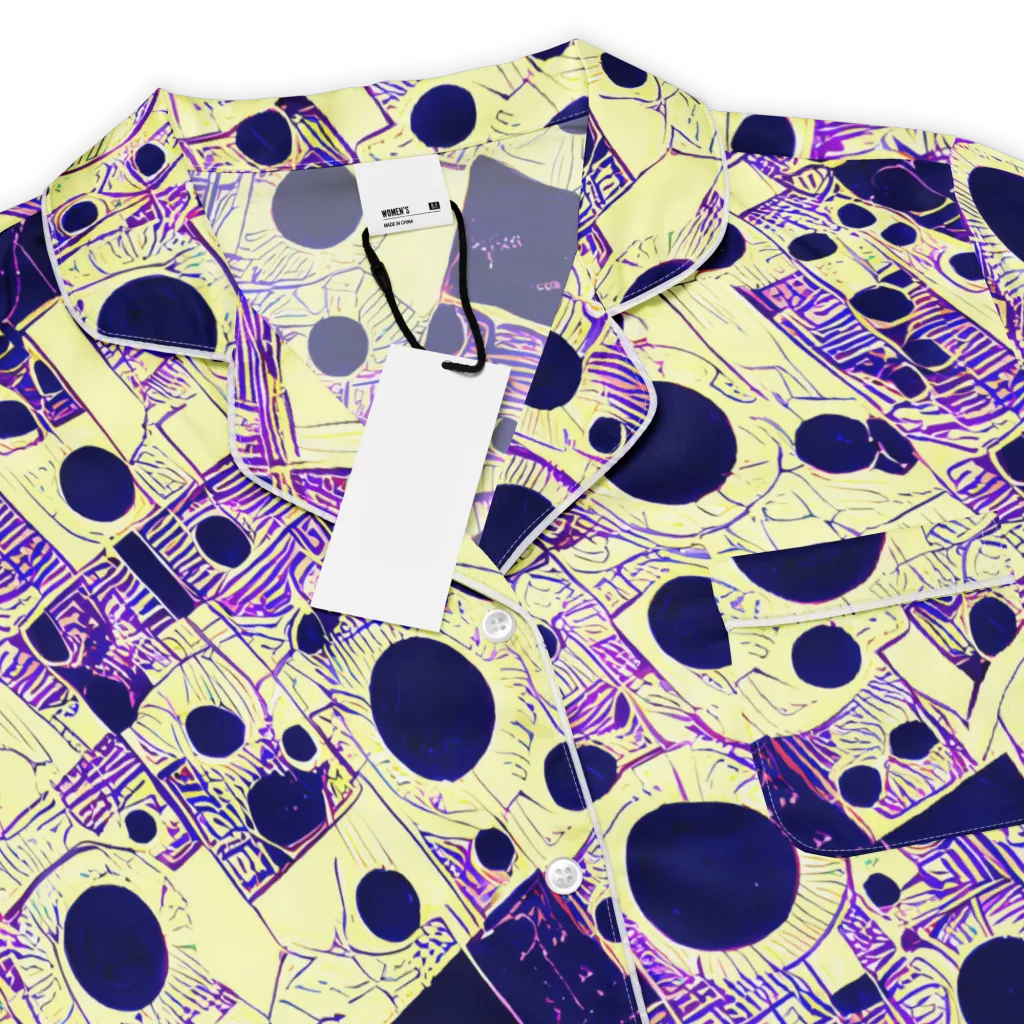 Solar Blueprint on Women's Short Sleeve Pajama Top — Product details
