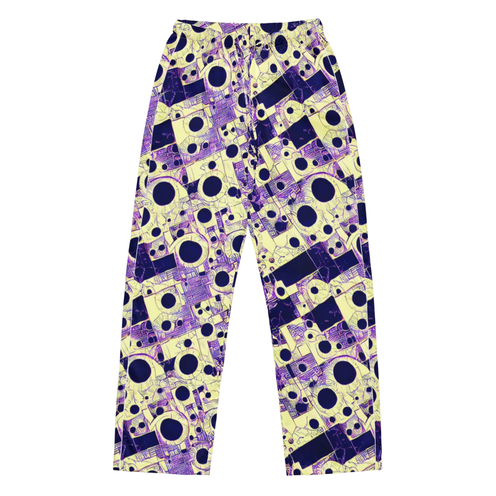 Solar Blueprint on Women's Pajama Pants — Front