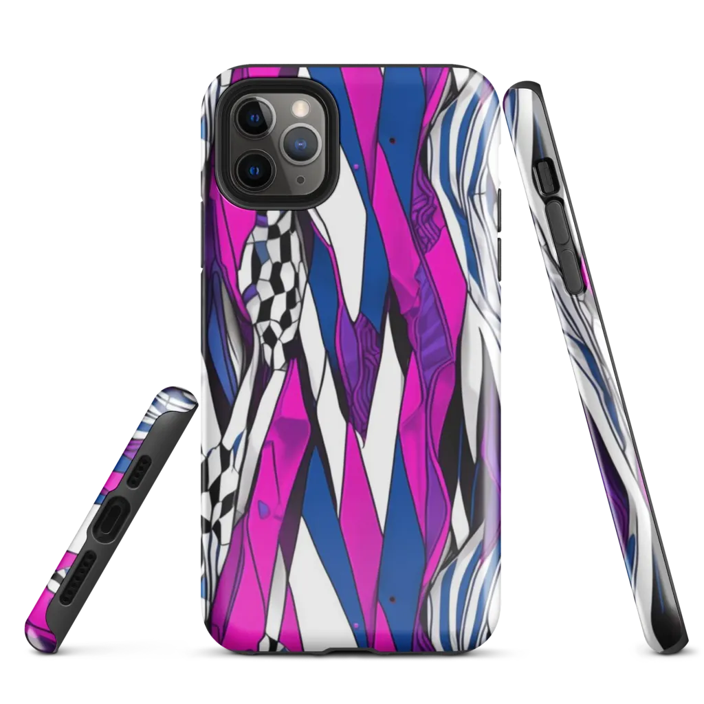Electric Runway on Tough Case for iPhone® — Front