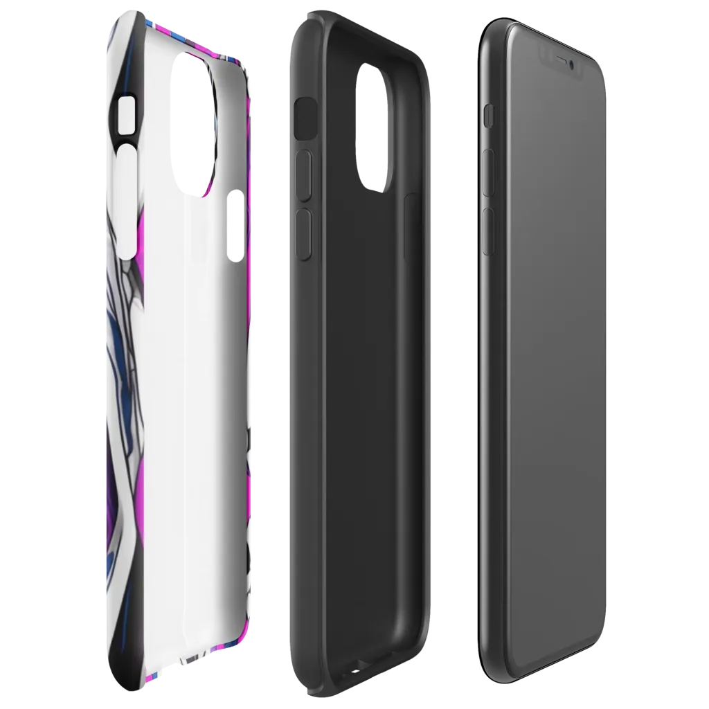 Electric Runway on Tough Case for iPhone® — Right
