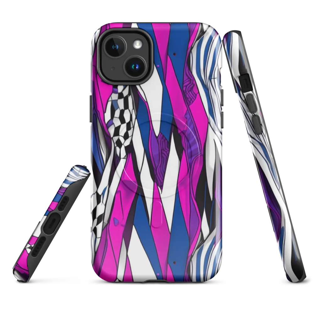 Electric Runway on MagSafe Tough Case for iPhone® — Front
