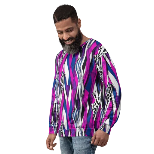 Electric Runway on a Sweatshirt