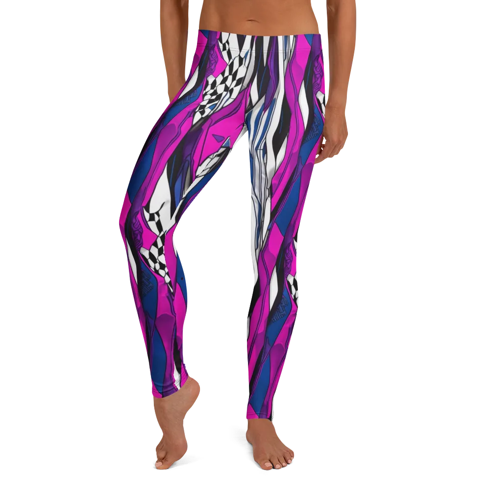 Electric Runway on Leggings — Front
