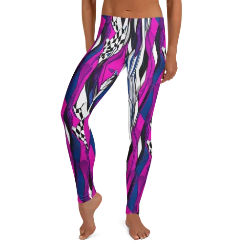 Electric Runway on a Leggings