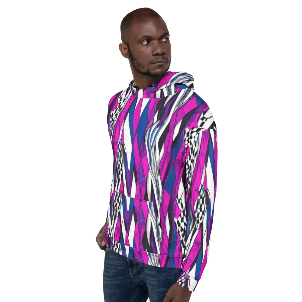 Electric Runway on Hoodie — Left