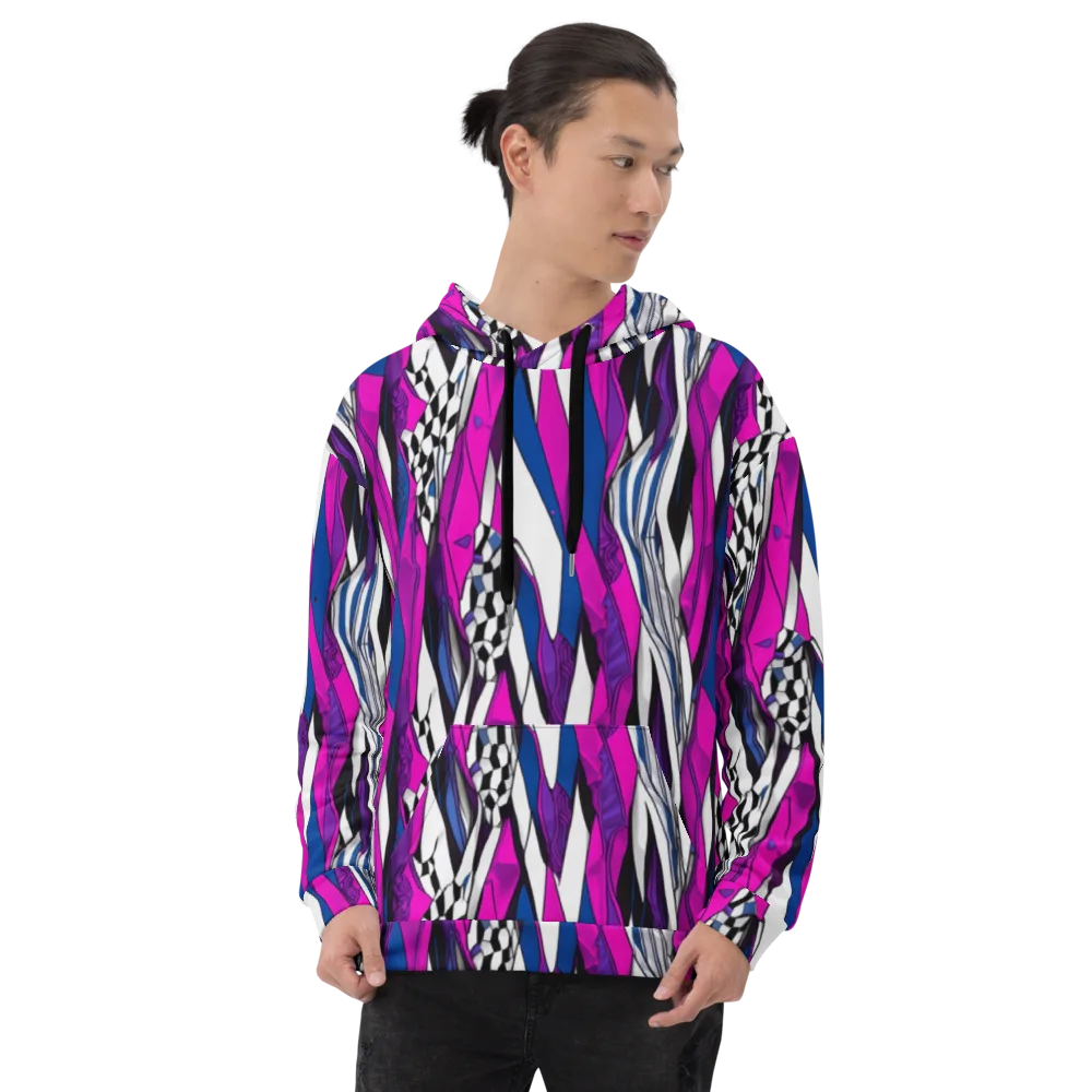 Electric Runway on Hoodie — Front
