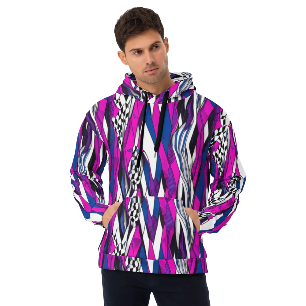 Electric Runway on Hoodie — Front