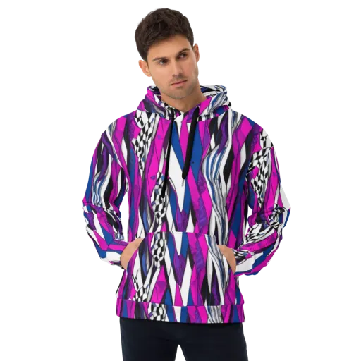 Electric Runway on a Hoodie