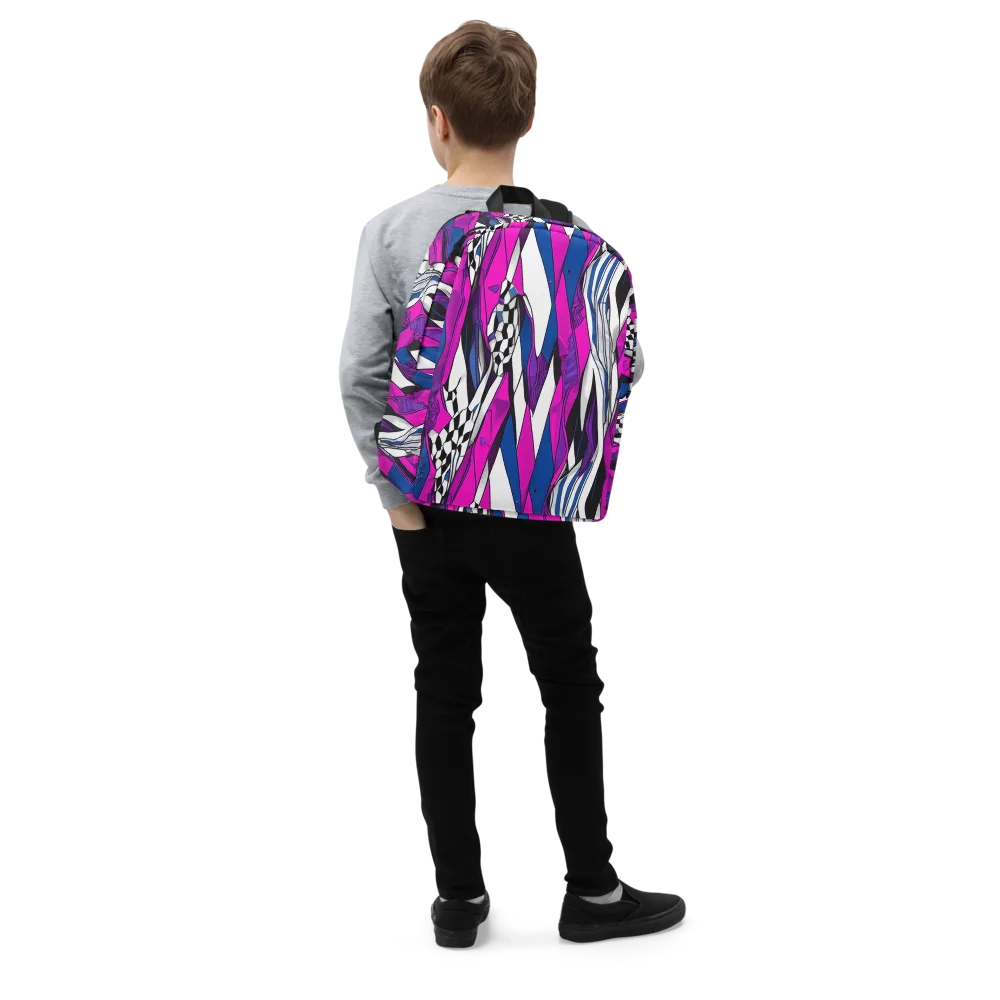 Electric Runway on Minimalist Backpack — Right Front