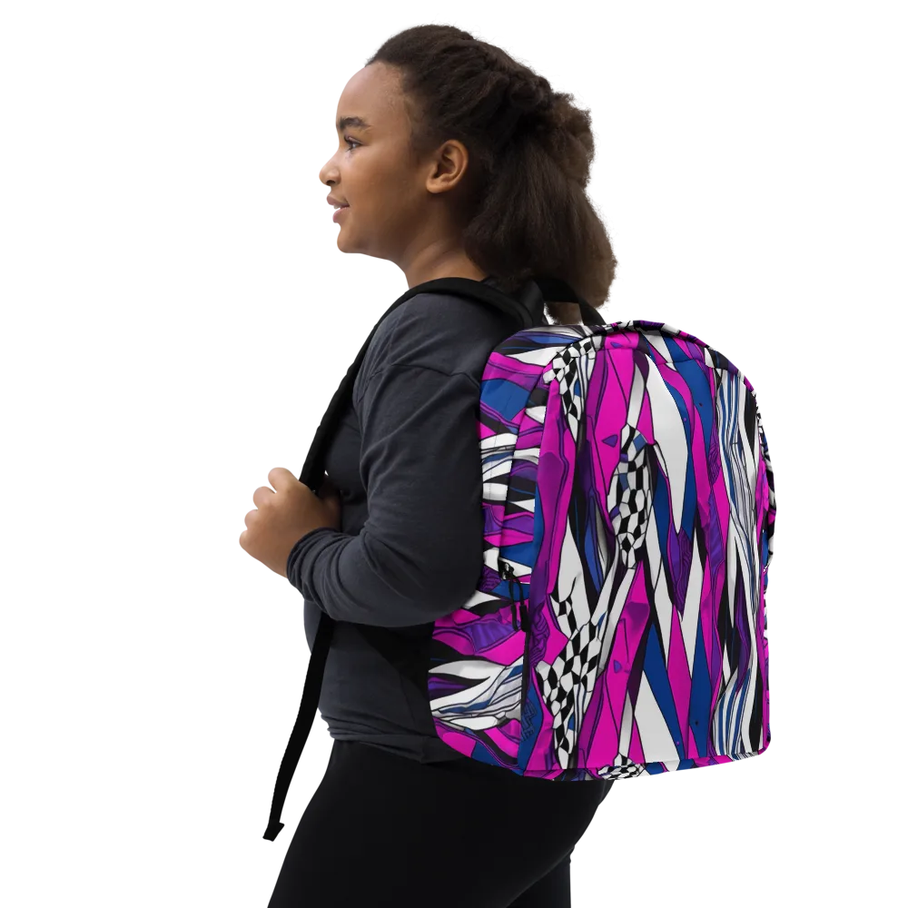 Electric Runway on Minimalist Backpack — Right Front