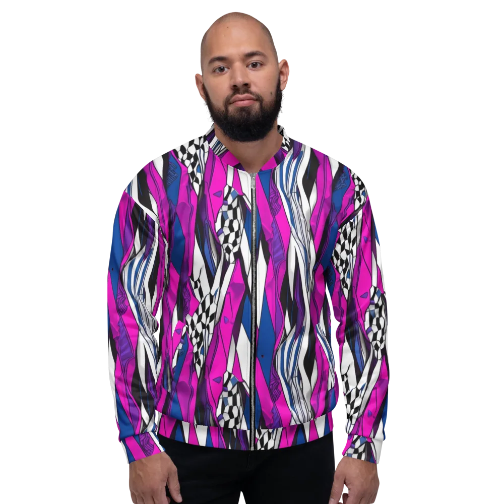 Electric Runway on Bomber Jacket — Front