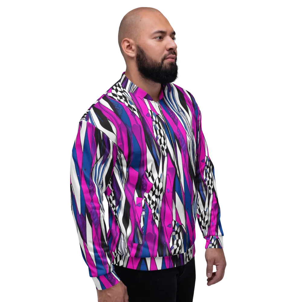 Electric Runway on Bomber Jacket — Right