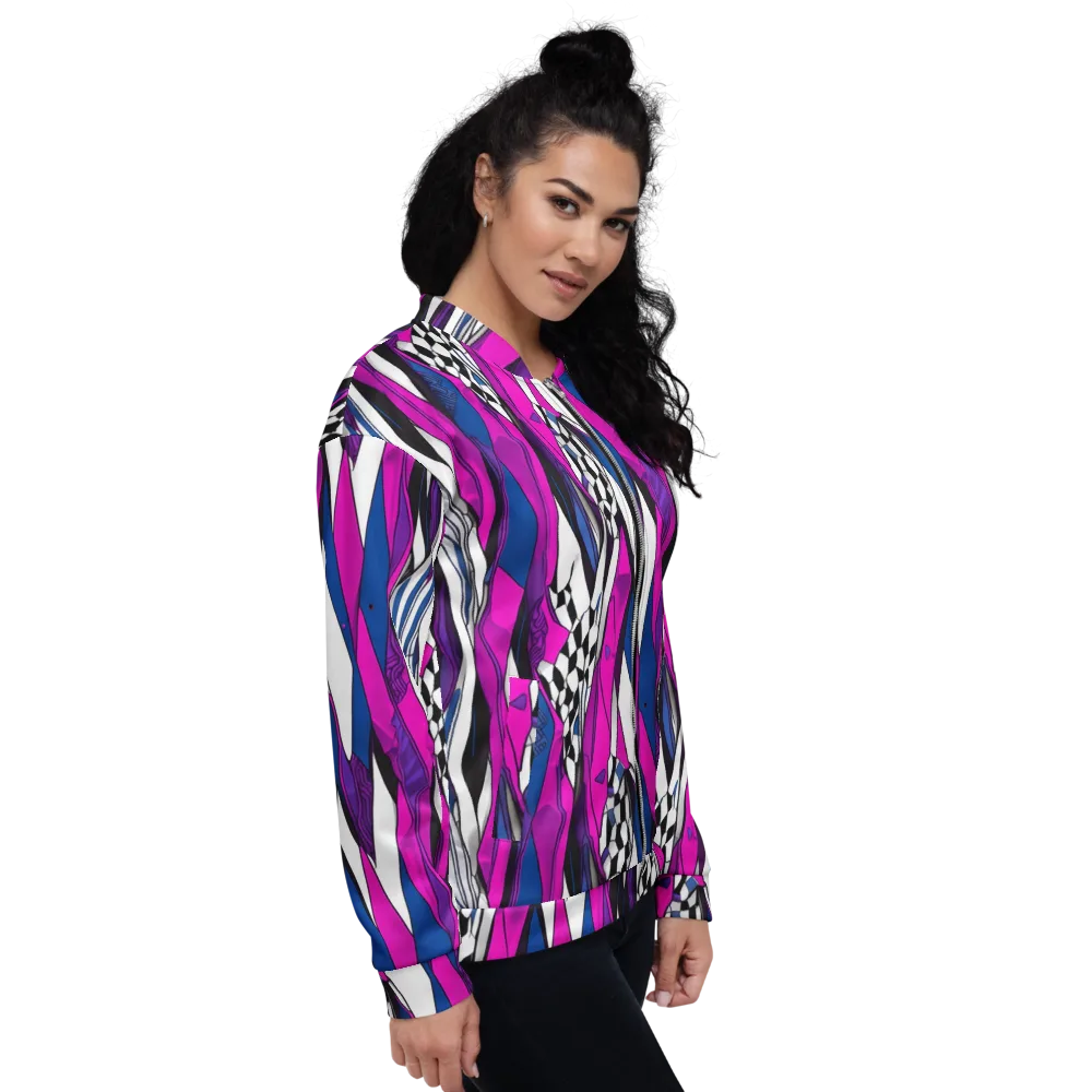 Electric Runway on Bomber Jacket — Right