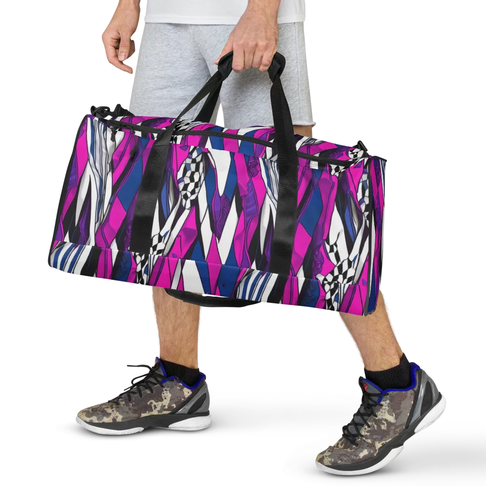 Electric Runway on Duffle Bag — Front