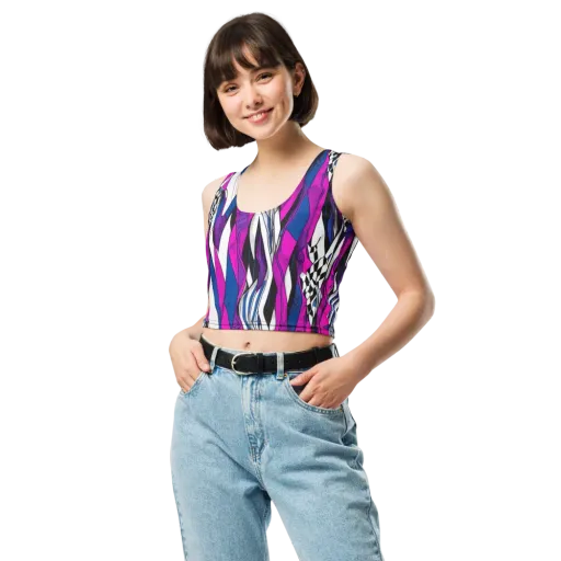 Electric Runway on a Crop Top