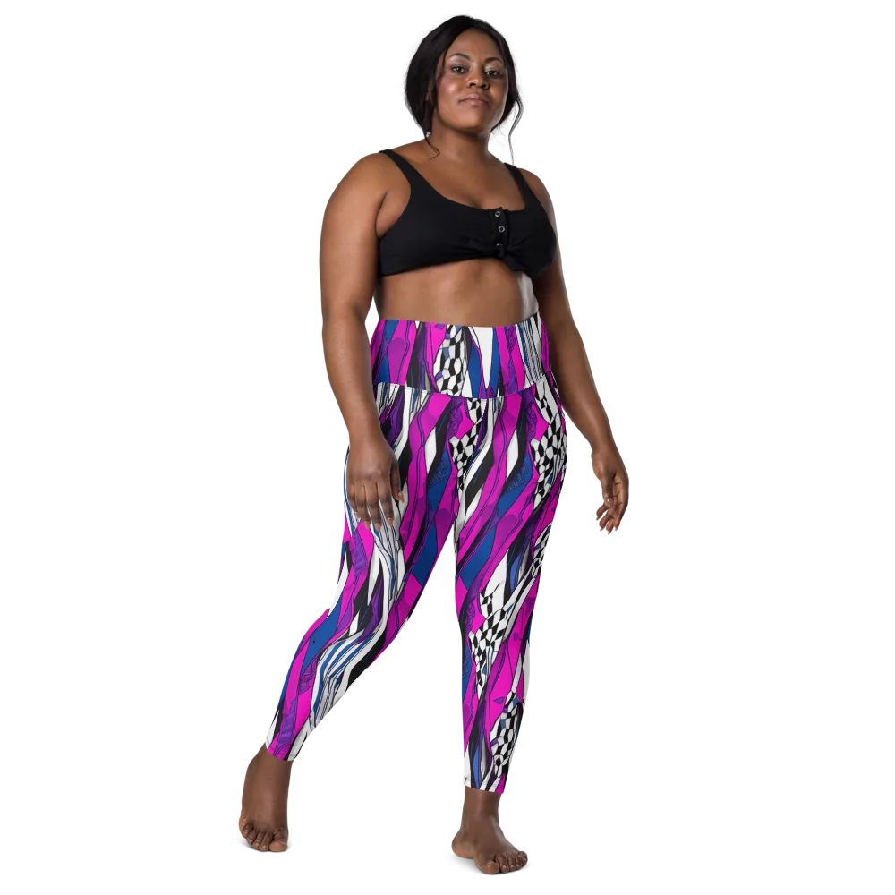 Electric Runway on Leggings with Pockets — Front