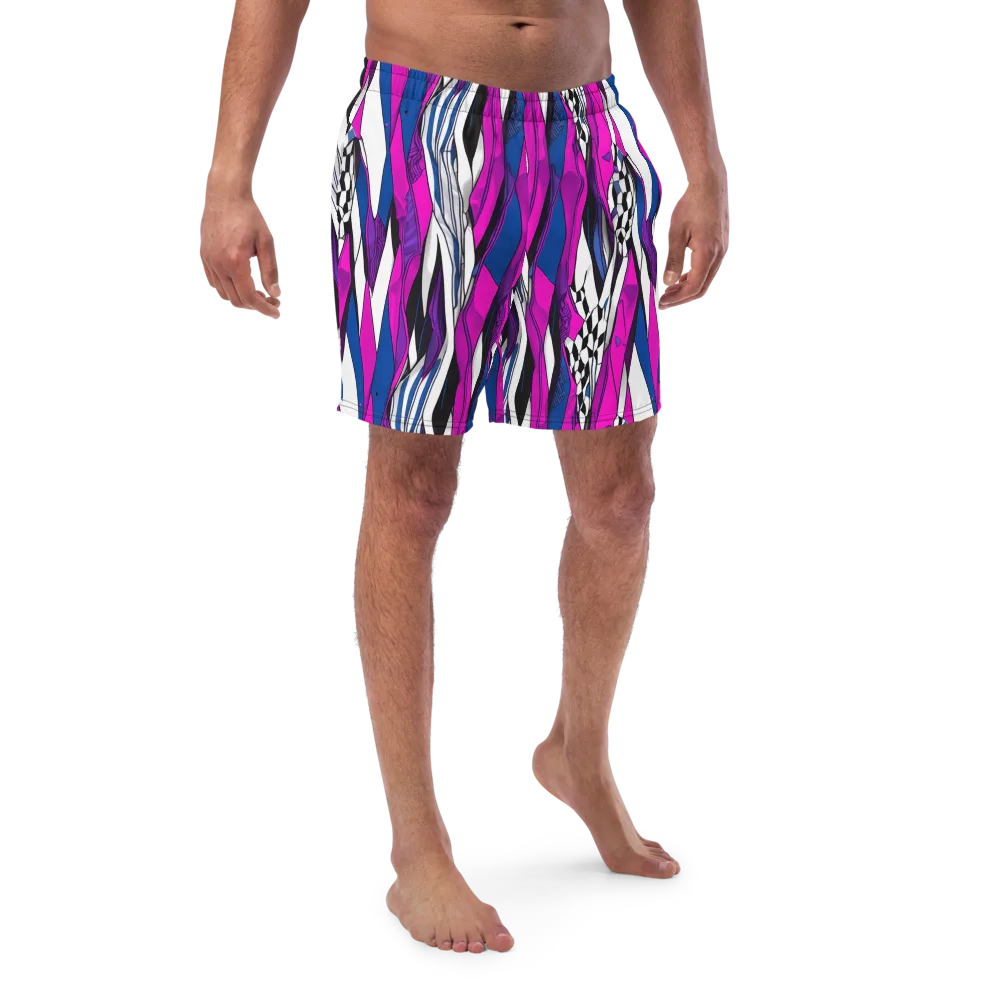 Electric Runway on Swim Trunks — Front