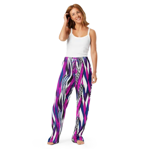 Electric Runway on a Women's Pajama Pants