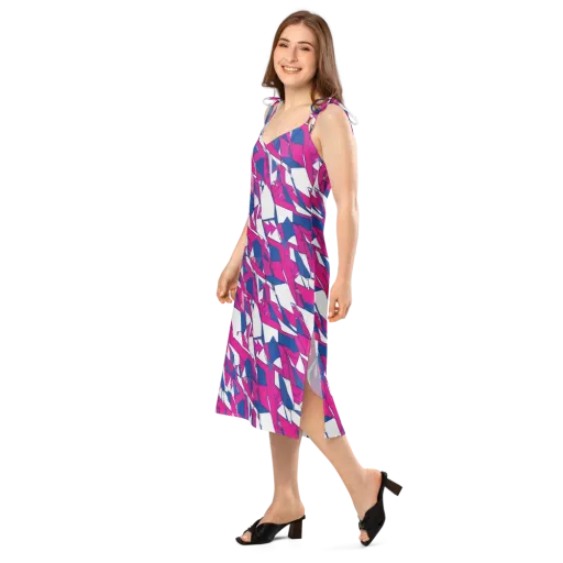 Blue Noise Bloom on a Slip Dress