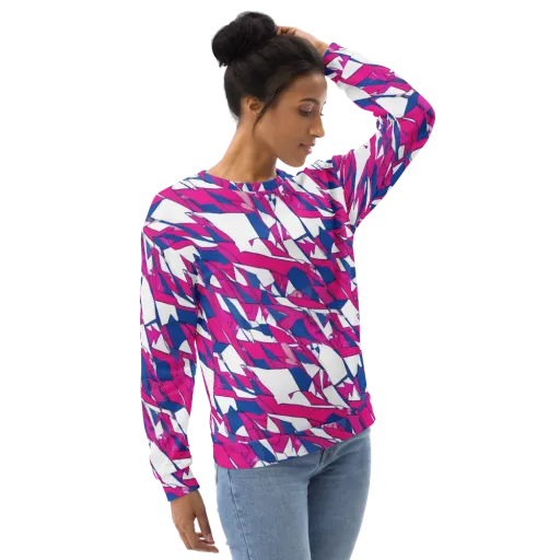 Blue Noise Bloom on a Sweatshirt