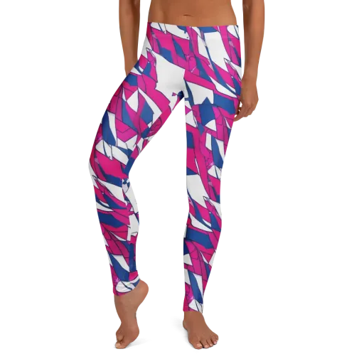 Blue Noise Bloom on a Leggings