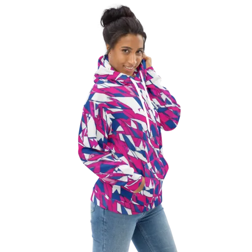 Blue Noise Bloom on a Hoodie